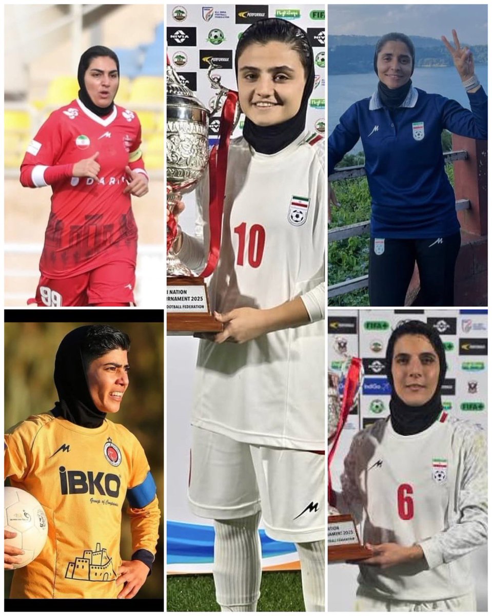 🚨 Five players from Iran’s women’s national football team have successfully sought refuge in Australia and declared support for Iran’s revolution.

They left the team’s training camp and sought safety abroad.

The players are:

⚪ Fatemeh Pasandideh
⚪ Zahra Ghanbari
⚪ Zahra
