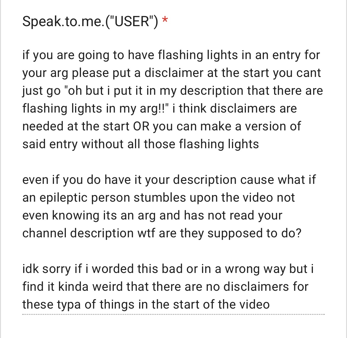 Not epileptic but flashing lights can trigger migraines for me . Please ...