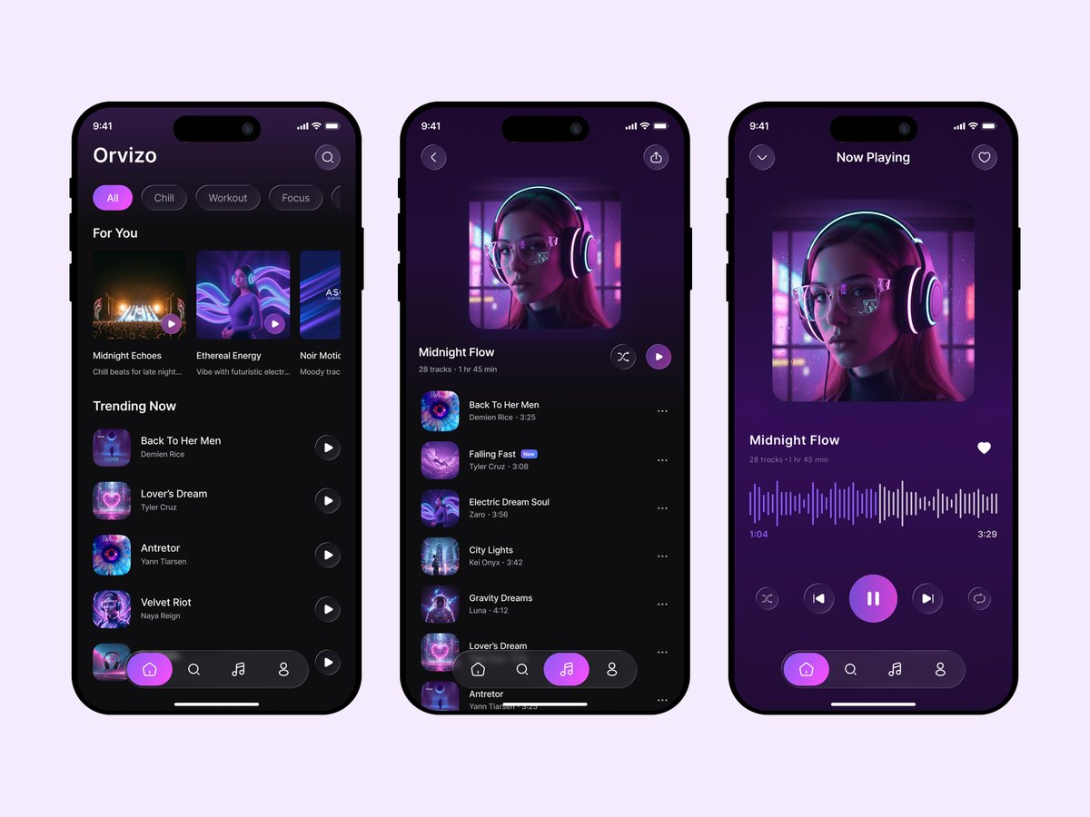 pxluix's tweet photo. I am thrilled to announce the launch of my latest project: Music Player App.

#uiux #uidesign #uxdesign #appdesign #mobileapps #MusicPlayer #musicapp #productdesign #figmadesign #userinterface #userexperience #DesignCommunity #hireme #DigitalDesign #remotejobs #pxluix #portfolio https://t.co/h8wHt7cFpp
