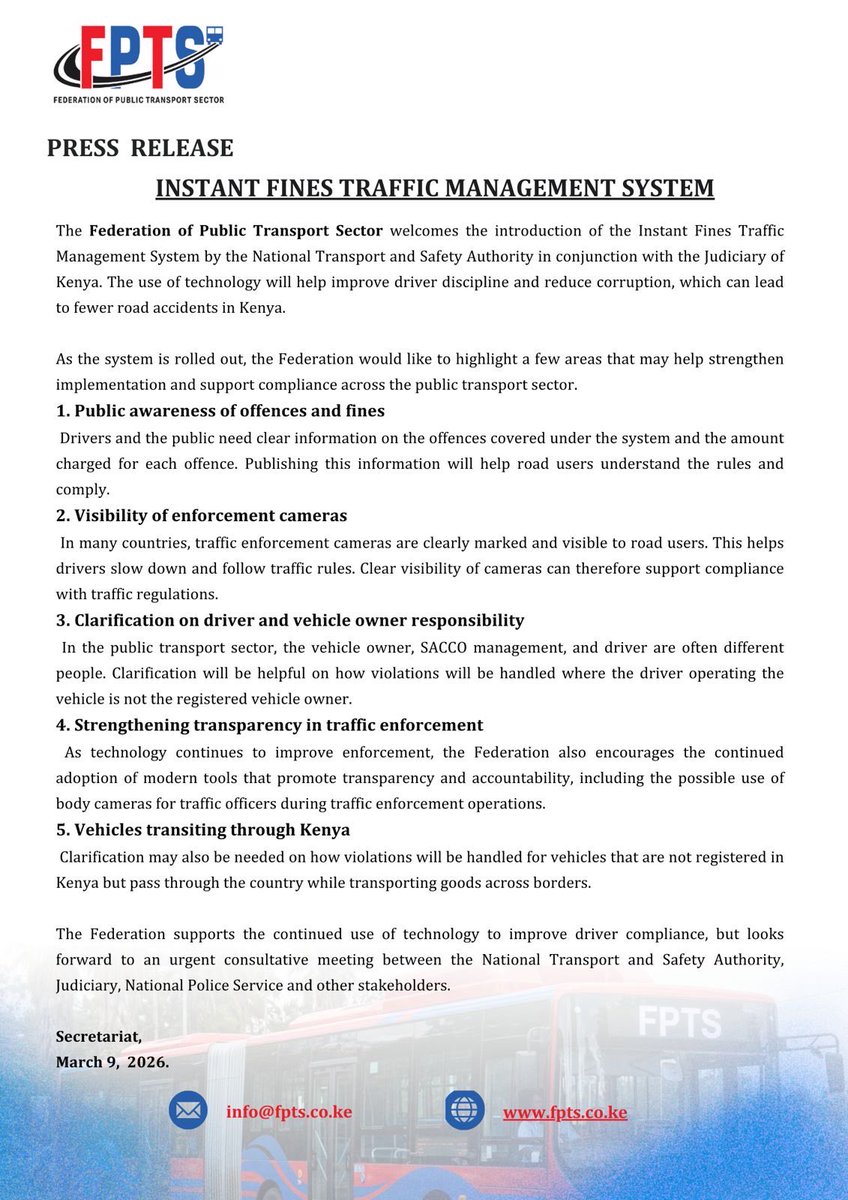 Federation of Public Transport Sector tweet media