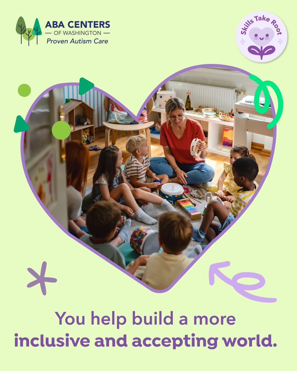abacentersofwa's tweet image. Support communities where people feel safe to be themselves, across every form of neurodiversity. By prioritizing calm, sensory-friendly safe spaces in daily life, you help build a more inclusive and accepting world. ☕

#ABACentersOfWashington #AutismAwareness #AutismCommunity