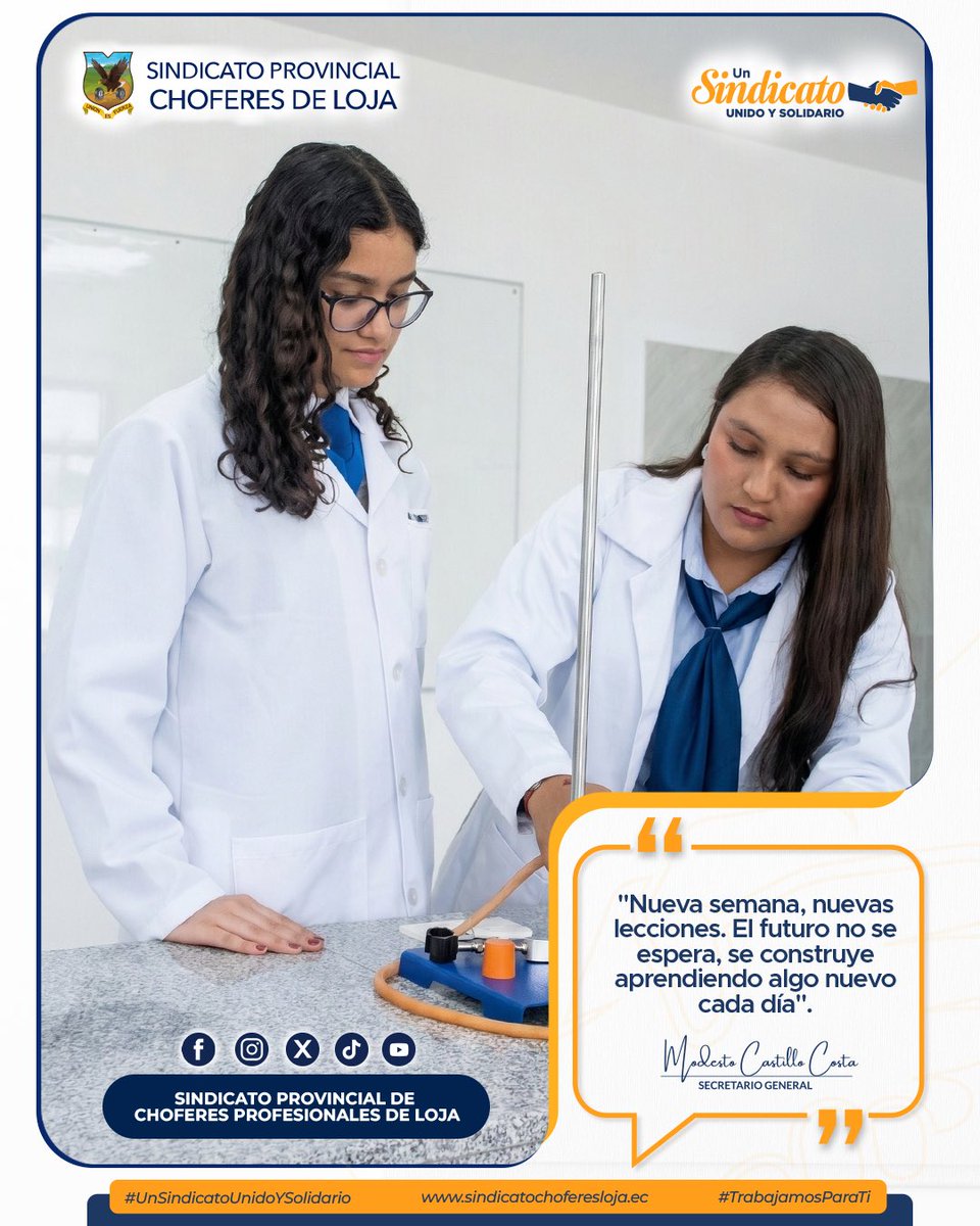 Cada nuevo día es una oportunidad para aprender, mejorar y avanzar un paso más hacia nuestros sueños.

Que esta semana nos encuentre con entusiasmo, con ganas de superarnos y con la convicción de que el conocimiento abre caminos y transforma vidas. 

¡Excelente semana amigos! ☺️