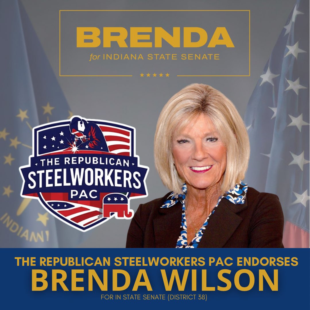 It is an honor to be endorsed by the Republican Steelworkers PAC.

These hardworking men and women keep our country moving, and I intend to keep our state moving for them. Thank you!