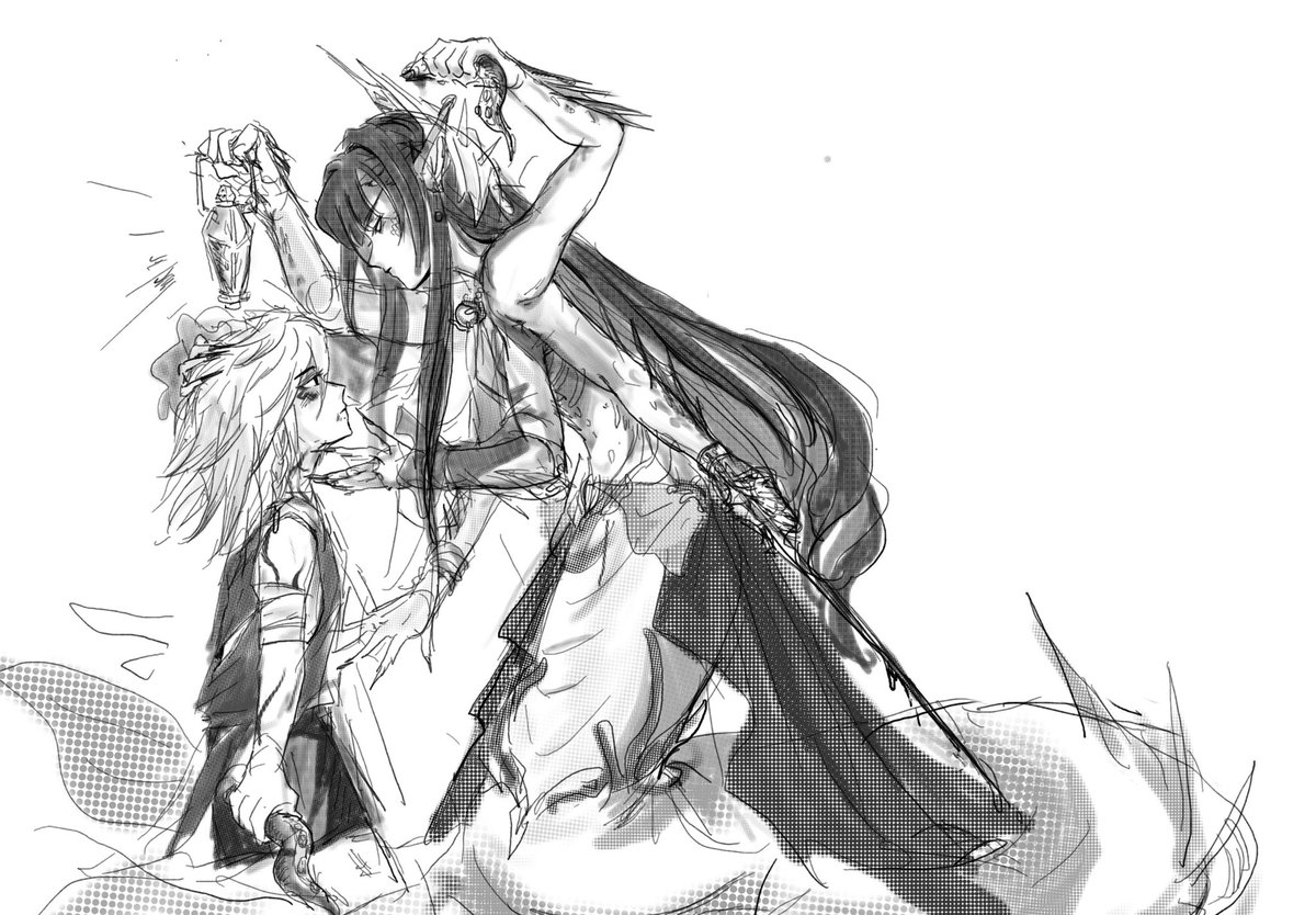 Misssiang27's tweet photo. #phaidei WOW au sketches+α https://t.co/CtbD8WNskU