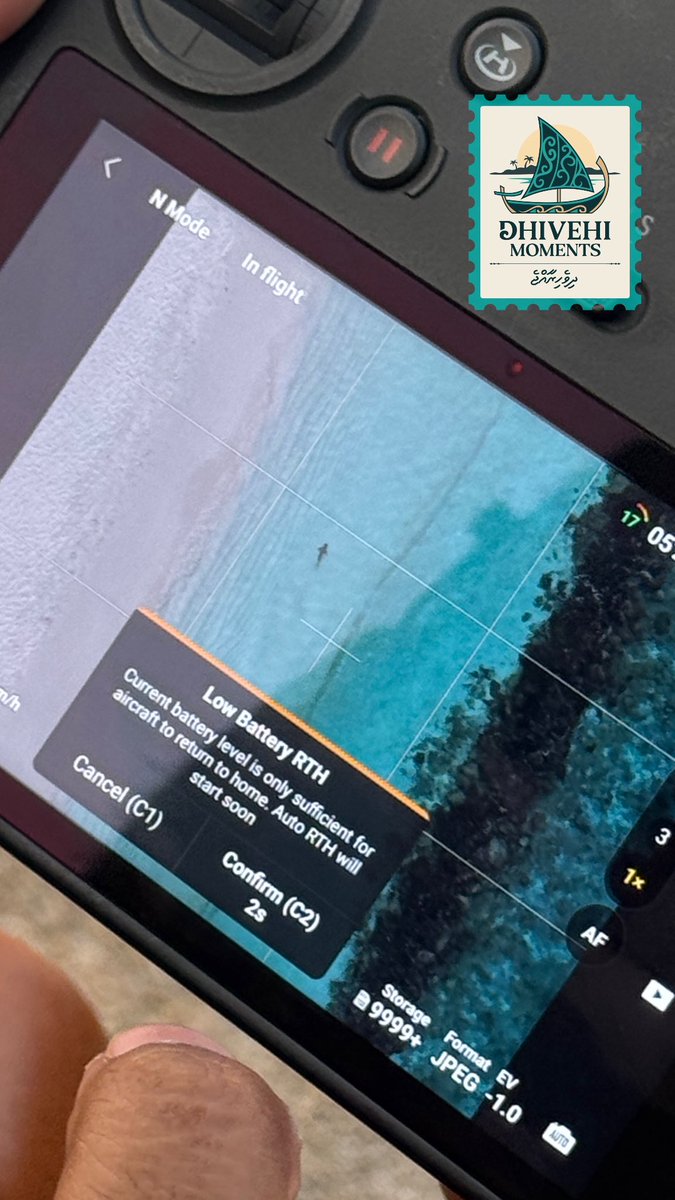 Don’t worry, the shark agreed to the shoot. #DhivehiMoments