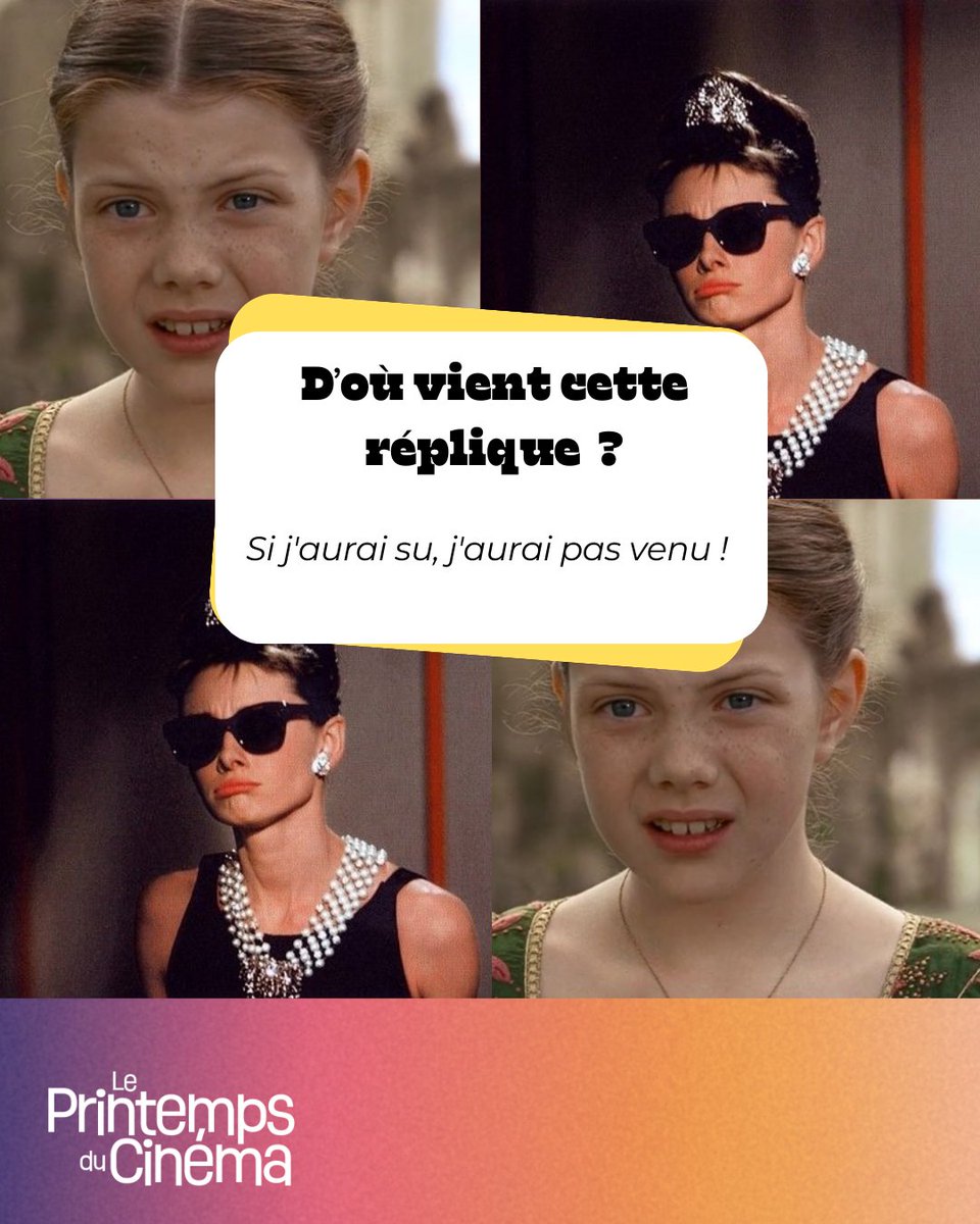 #CONCOURS 🎉

Tentez de remporter 2 places de cinéma valables pour Le Printemps du Cinéma 🌸

✨Répondez à la question  
✨#RT 
✨Suivez <a href="/printempsducine/">Printemps du Cinéma</a> 

4 gagnants seront tirés au sort vendredi ! 🎫