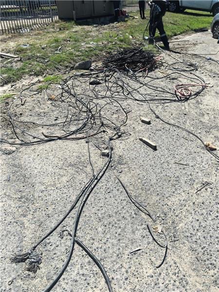 Eskom_SA's tweet photo. #EskomWesternCape in collaboration with the @CityofCT and the @SAPoliceService (SAPS) conducted a rapid response operation earlier today in %Sesikhona informal settlement, #Philippi, to remove illegal electricity connections in the area.
The joint operation forms part of ongoing efforts to ensure the safety, reliability and sustainability of the electricity network while protecting communities from the dangers associated with illegal connections.
Illegal connections also place immense strain on the electrical infrastructure, often leading to unplanned outages and costly damage to equipment. By removing these connections, the teams are helping to safeguard the integrity of the electricity supply and improve service delivery for lawful customers.
Eskom Western Cape extends its appreciation to all participating stakeholders for their continued support.