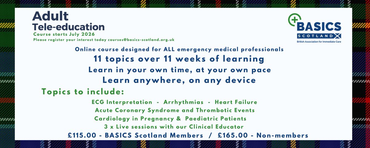 BASICS Scotland tweet media