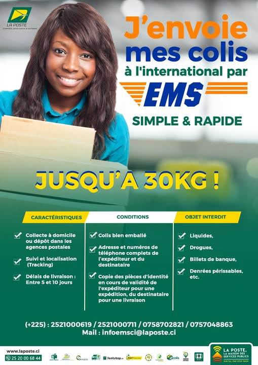 La Poste de Côte d'Ivoire tweet media