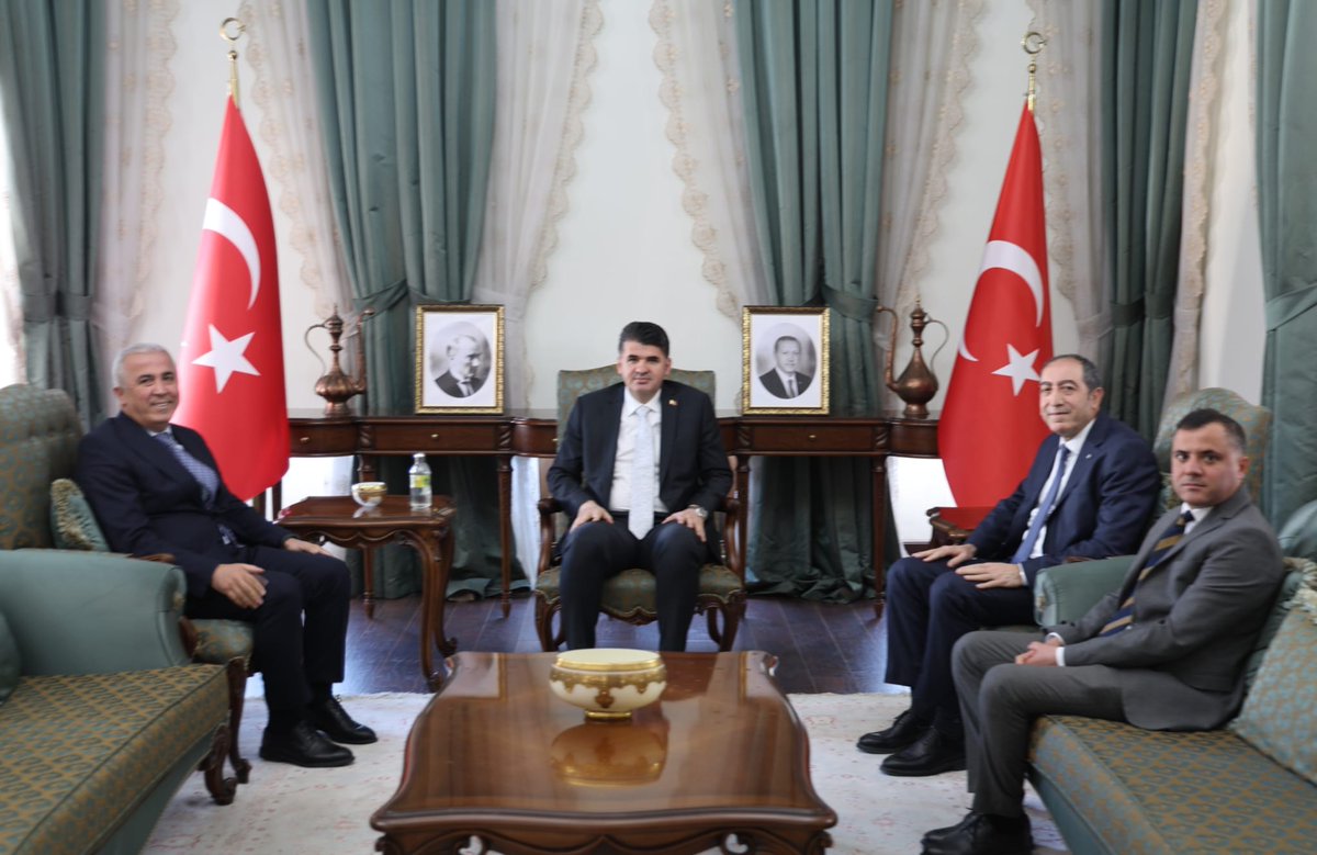 Valimiz Ömer Kalaylı;
📌 Türk Telekom Adana Bölge Müdürü Yusuf Tuğcan Tırıs, Bölge Müdür Yardımcısı Murat Tunç ve  Türk Telekom Kilis İl Müdürü Mehmet Kiraz’ı,