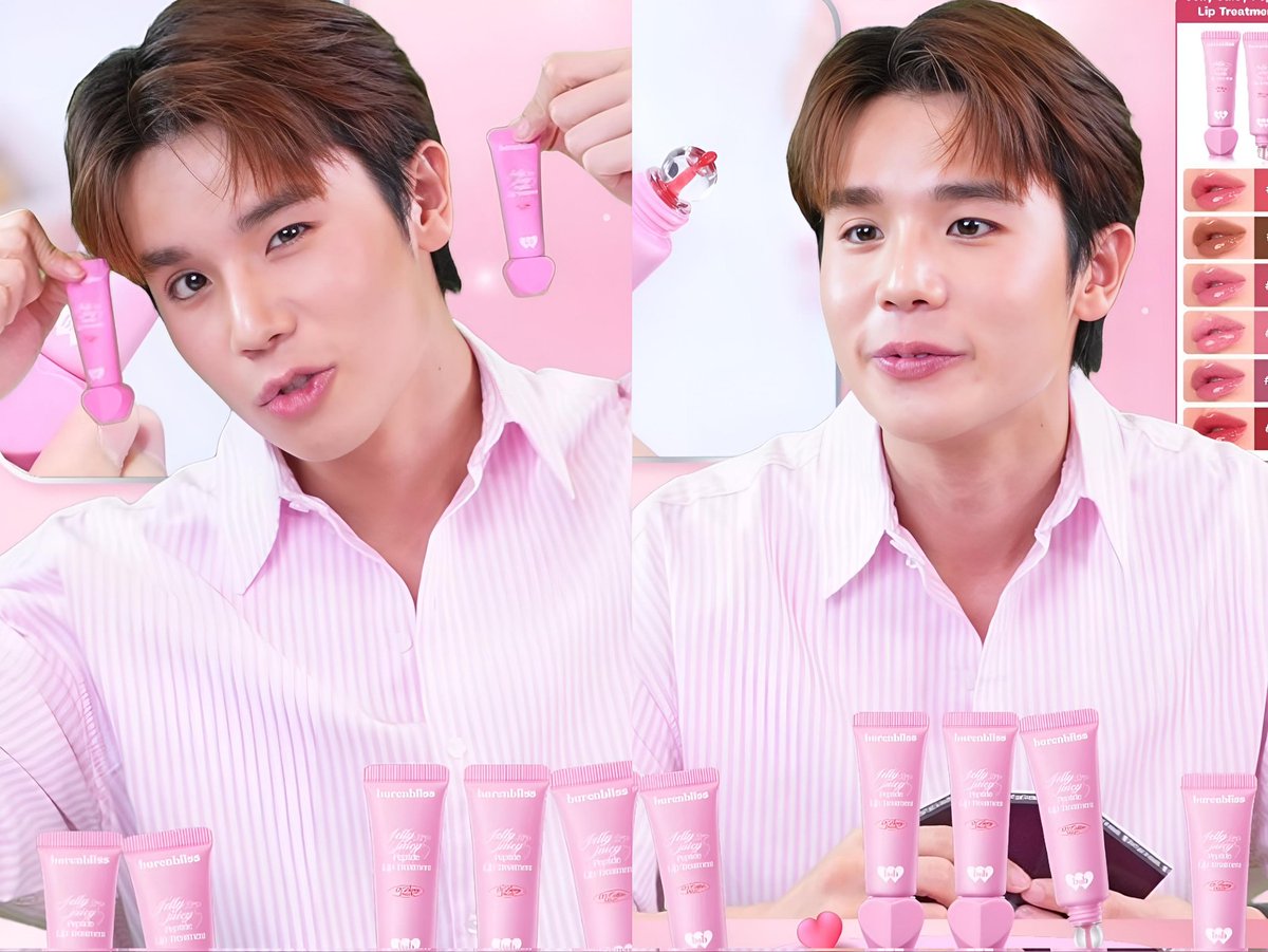 those lip serum/treatments are really made from jimmy’s glossy lips, look how beautiful he is when he pouts 🥹

BLISS LIP WITH JIMMY
#BarenblissxJimmy