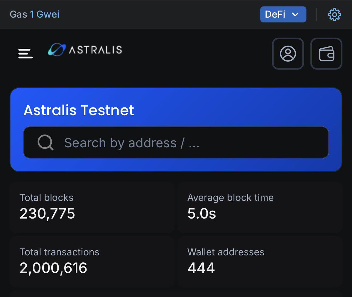 AstralisChain's tweet photo. Astralis Chain has officially surpassed 2 million transactions. 🚀

A clear sign that the network is live, moving, and ready to be tested by those building the future.

Developers: this is the time to explore, test the infrastructure, and start building on Astralis Chain.

The onchain future is being built now. ⚡

#AstralisChain #ASTCH #Web3Dev #BuildOnAstralis
