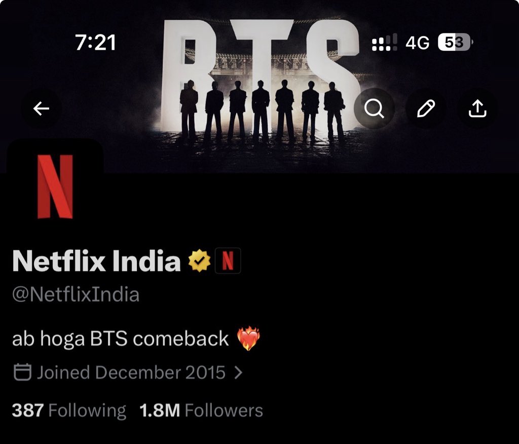 Netflix India tweet media