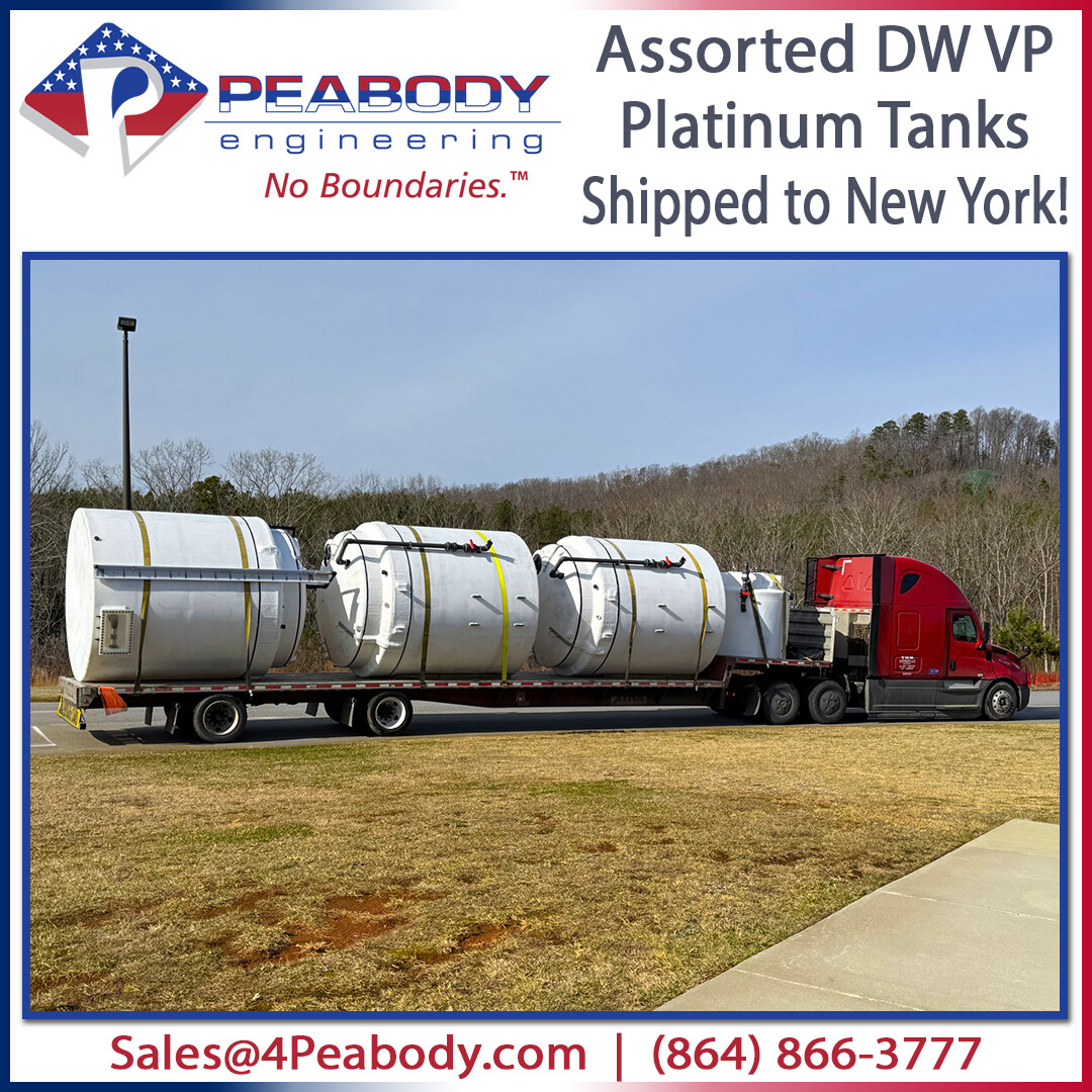 PeabodyTanks's tweet image. A load of Double Wall Platinum Value-Paks, (3) 5000-gal's and (1) 1100-gal went to Long Island New York. Are you looking for the same - call Customer Service ✅ (864) 866-3777 ✅

#PeabodyEngineering #PeabodyProducts #CustomEngineering #TankStorage #Manufacturing #MadeInUSA