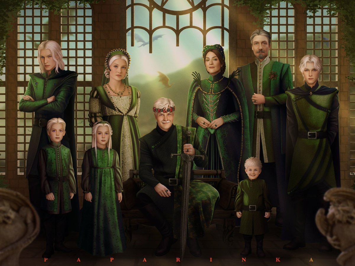 paparinka_art's tweet photo. The Greens (book version)

#asoiaf #fireandblood https://t.co/jA70bqgG1t