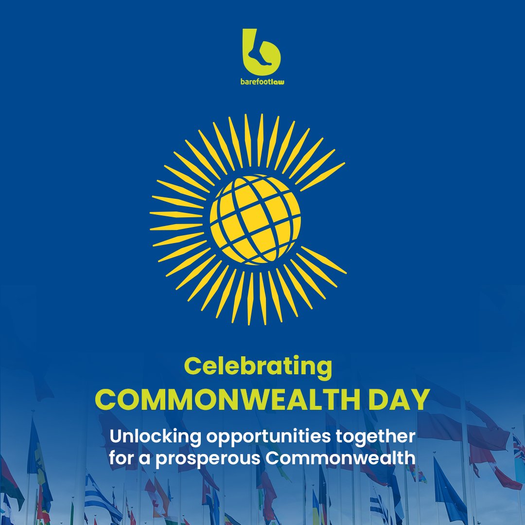 barefootlaw_org's tweet photo. Commonwealth Day is a reminder that the Commonwealth is more than a network of nations, it is a driver towards the common good. 

Being part of this great community as a Commonwealth-accredited organization,reminds us that a better, fairer world is possible. One where justice is seen to be done.

Our work at BarefootLaw ensures that people understand their rights and find justice, no matter who or where they are.

As we celebrate and make merry, we also recommit to building peaceful communities where people can thrive. 

#CommonwealthDay #AccessToJustice #BarefootLaw #JusticeForAll