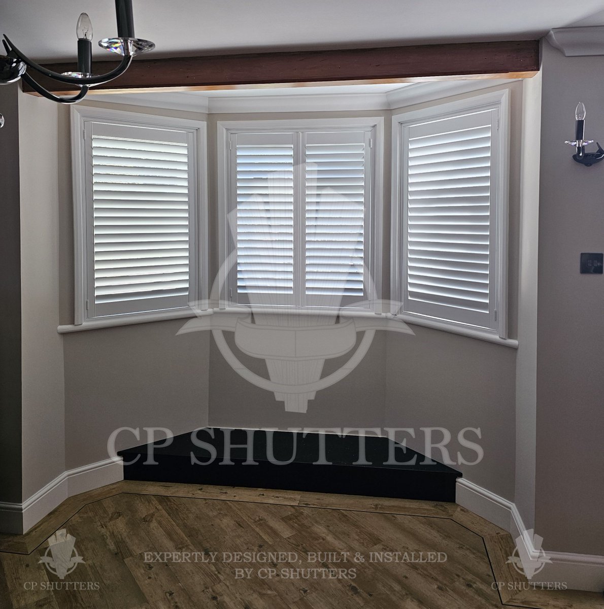 cpshutters's tweet photo. For our lovely customer in Southend-on-Sea, we designed and installed our Blackmore Pure White Full Height Design Shutters.    To book your free home survey, call us on 01702 686970. #cpshutters #southendonsea #essexshutters https://t.co/rvK7zvnAYG