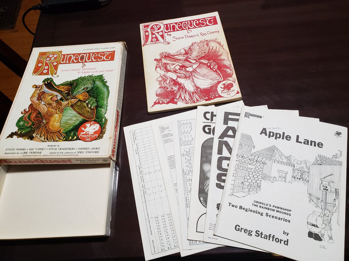 grayranger42's tweet photo. @OriginalGrogna1 RuneQuest! https://t.co/KjBsW6Aoln