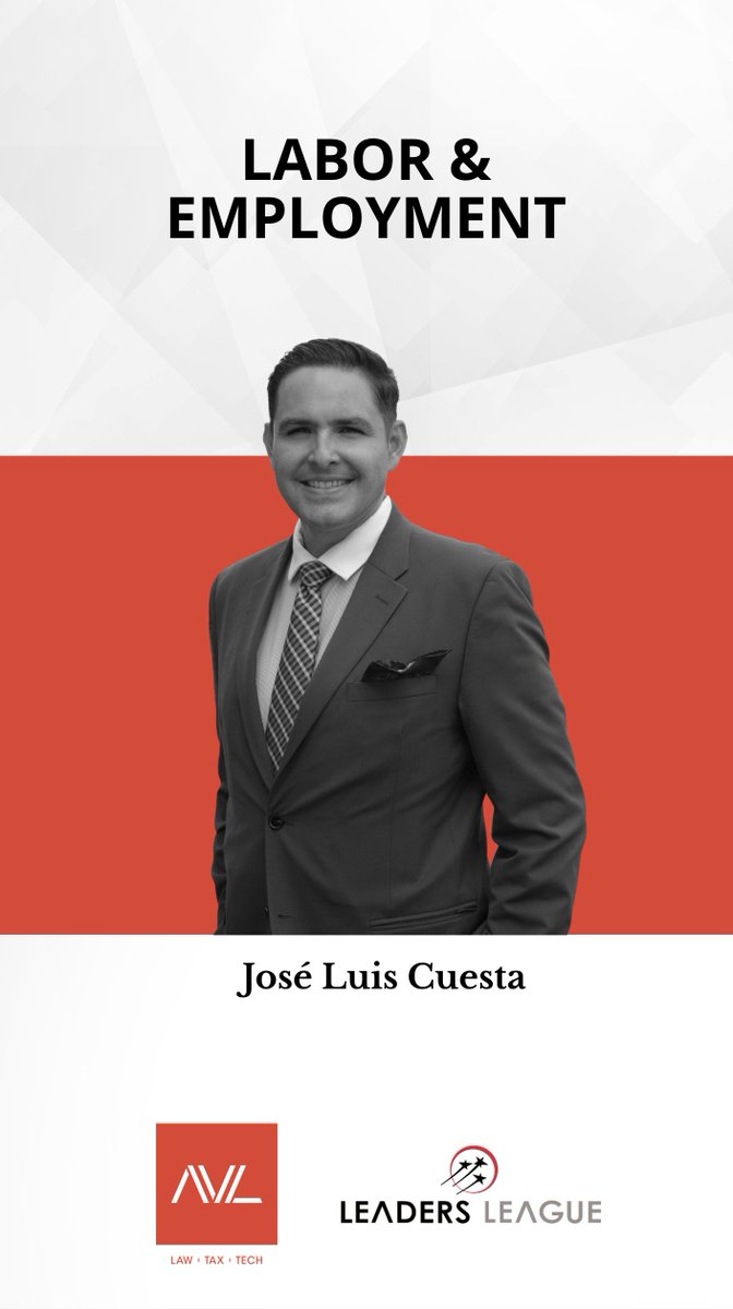 AVL 🟥⭐️ | Our partner Jose Luis Cuesta  has been recognized by <a href="/Leaders_league/">Leaders League</a> in its 2026 ranking for his outstanding practice in Labor &amp; Employment.

Congratulations! 👏

#AVL 
#Law #Tax #Tech
#Labor
#Ecuador
@JoseLuisCuestaR1