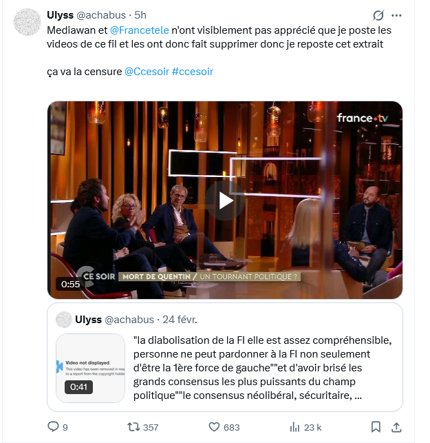 Achabus suspendu tweet media