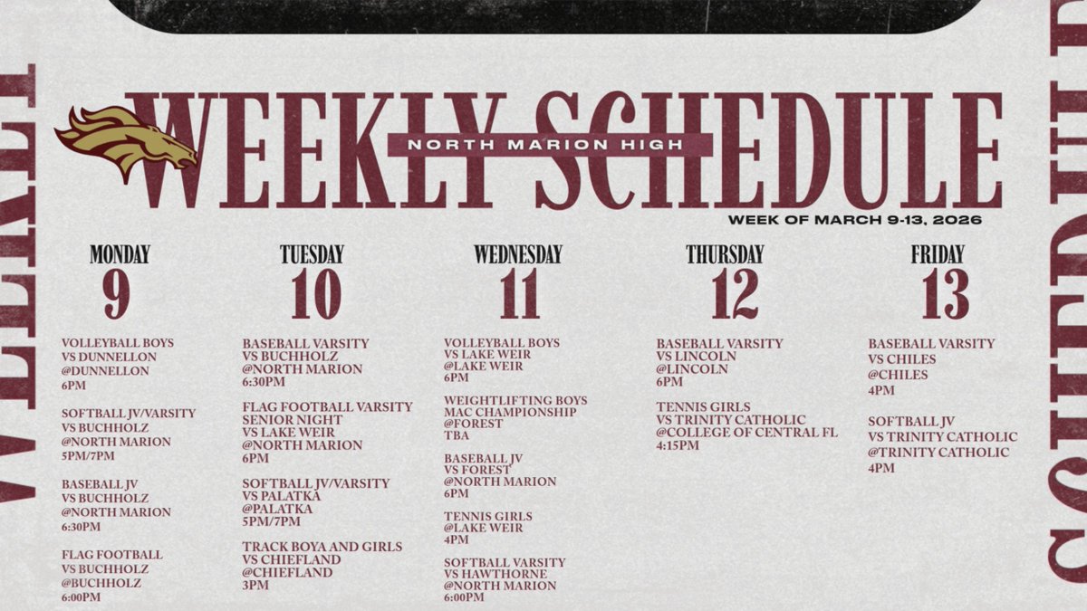 North Marion Colts Athletics tweet media