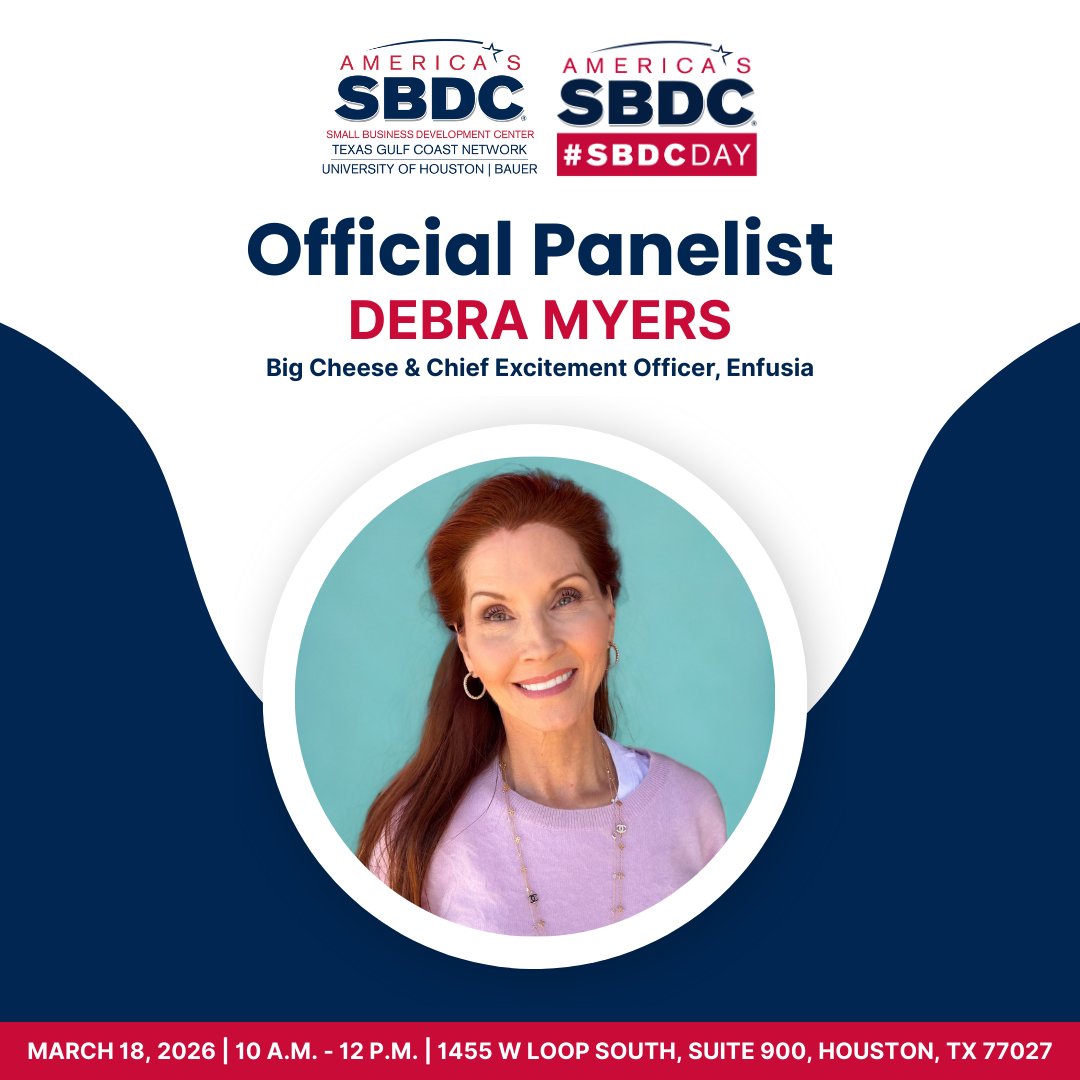 Univ. of Houston Texas Gulf Coast SBDC Network tweet media