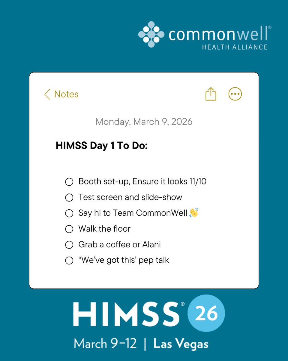 CommonWell Health Alliance tweet media