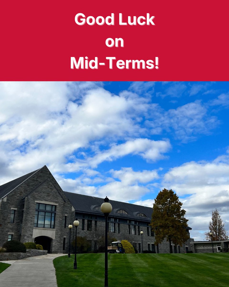 Marist_IT's tweet photo. Good luck on midterms Marist students! May your notes be clear and your caffeine be strong. #MidtermExams https://t.co/2IEUm0k9eb