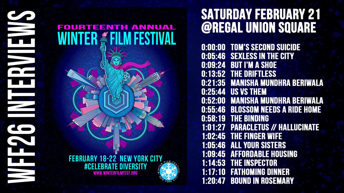 WinterFilmFest_'s tweet photo. 2026 Winter Film Festival Interviews - Feb 21 at REGAL UNION SQUARE
With ChristinaMaria Evans, Viktoriia Nekrasova and Adam Gregory for #WFF2026
https://t.co/K64obproF0

@manishamundhraberiwala
@heartofcm
@viktoria.actress
@adamgregory01
@regalunionsquare https://t.co/9bTtra0zIV