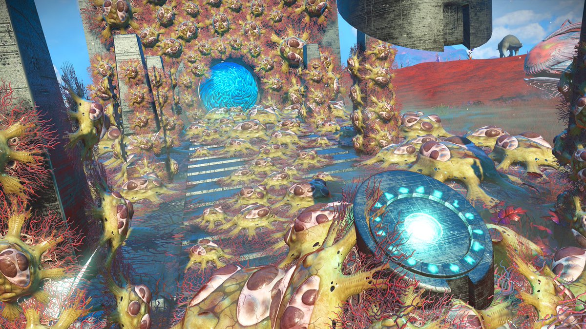 InfestationNMS's tweet photo. A portal on the planet Lofticries has been infested.

The Infestation exists everywhere in the infinity of space. Where civilisations establish territory - it appears. Where expansion occurs - it follows. You can only resist the Infestation for so long. https://t.co/CJL9VDNrfK