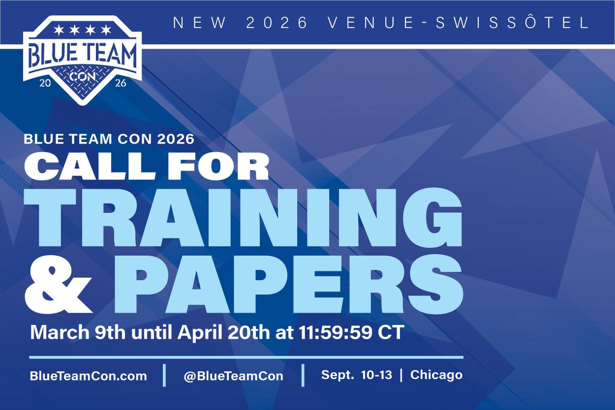 Blue Team Con tweet media