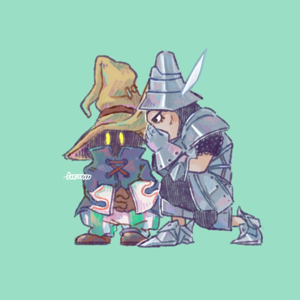 aoibrown3's tweet photo. #ビビ #スタイナー #FF9 https://t.co/ADZSzNb99z