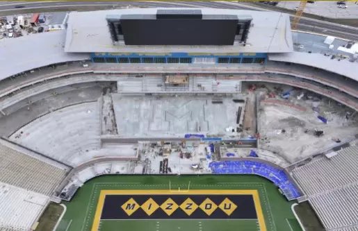 Memorial Stadium Centennial Project Tracker tweet media