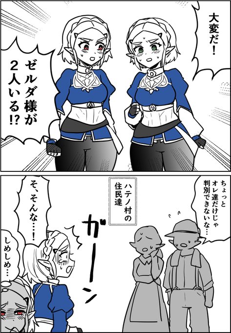 見慣れてるゼルダ様を見慣れているハイラルの民 