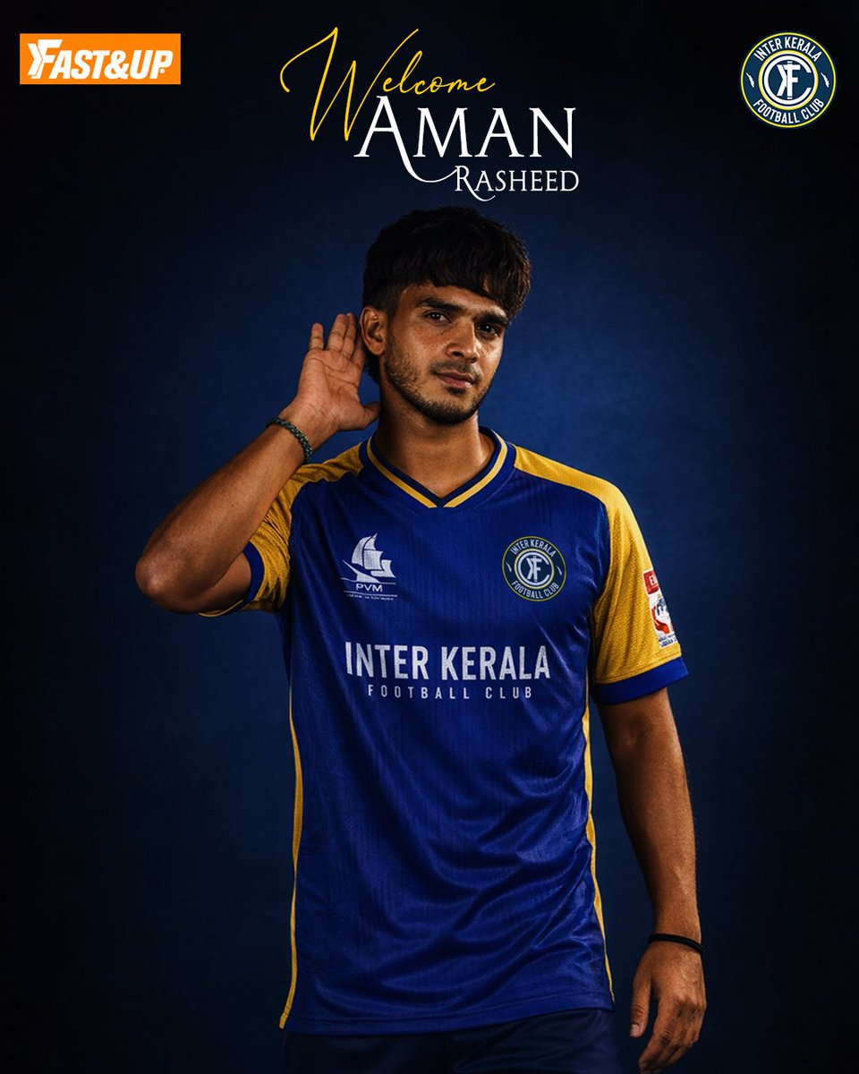 InterKeralafc's tweet photo. The midfield just got more creative. Welcome Aman Rasheed to Squad
#IKFC #keralapremierleague https://t.co/IWRLM9PA3X