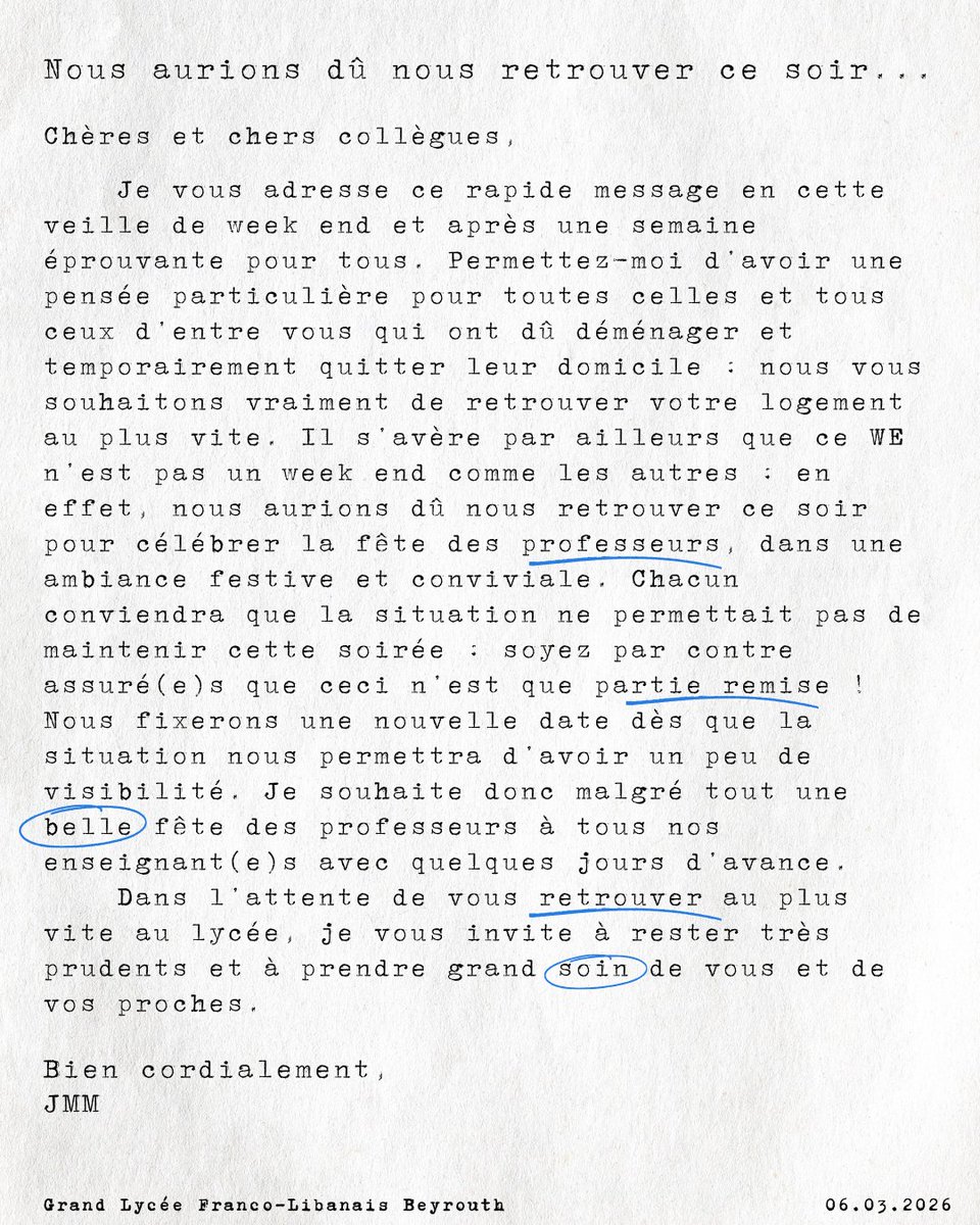 GLFL Beirut tweet media