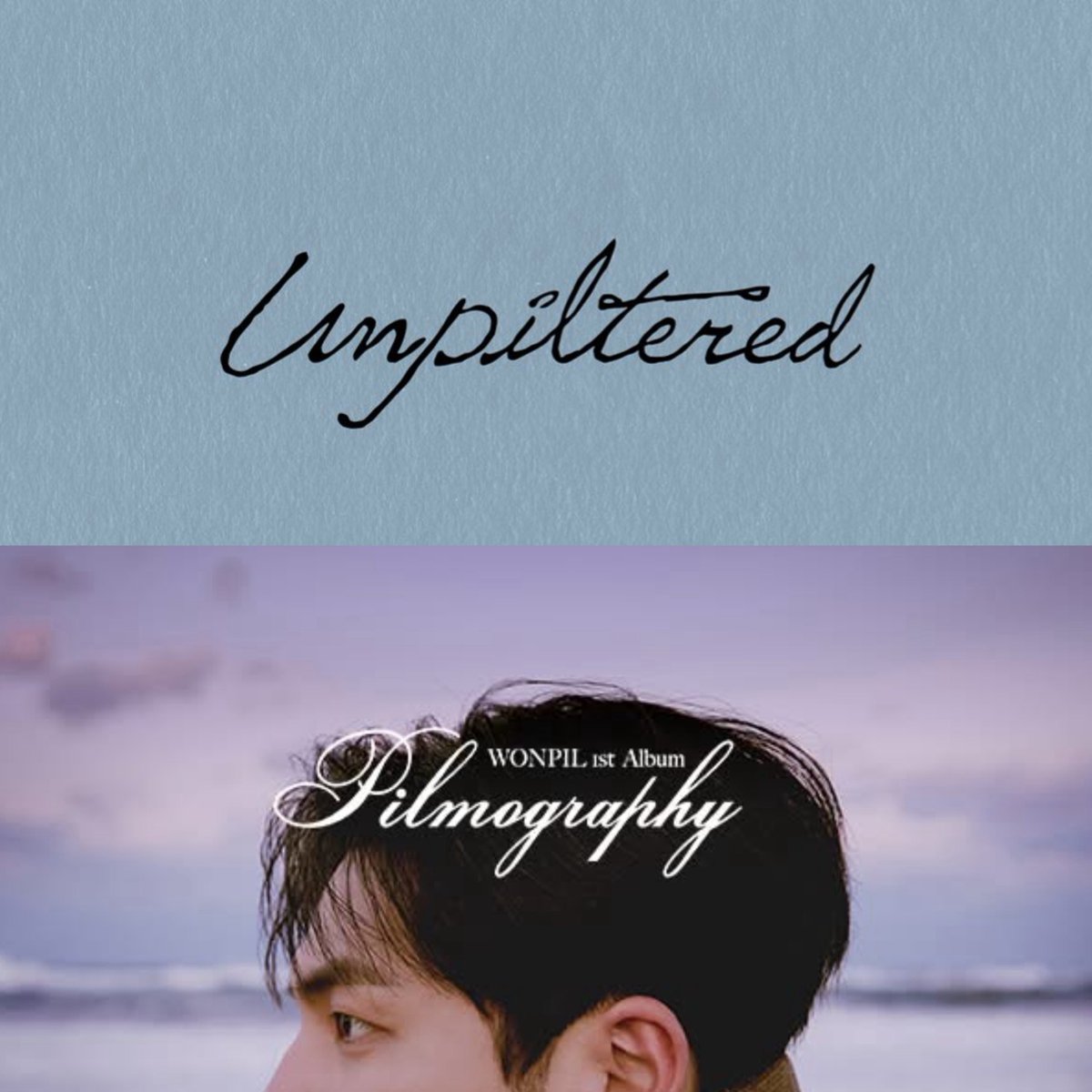 bbirongcatx's tweet photo. wonpil incorporating his name on the title of his albums 

- unPILtered 
- PILmography https://t.co/5fh5KB7jr8