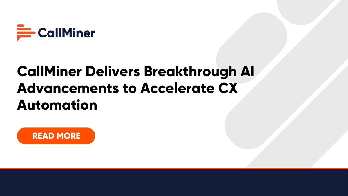 CallMiner, Inc. tweet media