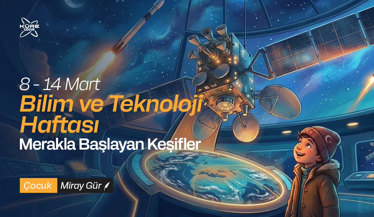 🚀 Bilim ve Teknoloji Haftası

Büyük keşifler küçük bir merakla başlar.

Gökyüzüne bakan bir çocuk, bir gün roket tasarlayan bir mühendise dönüşebilir.

Merak eden zihinler birer mucit olur ve geleceğin teknolojisini şekillendirir. 🔬✨

kureansiklopedi.com/tr/cocuk-detay…