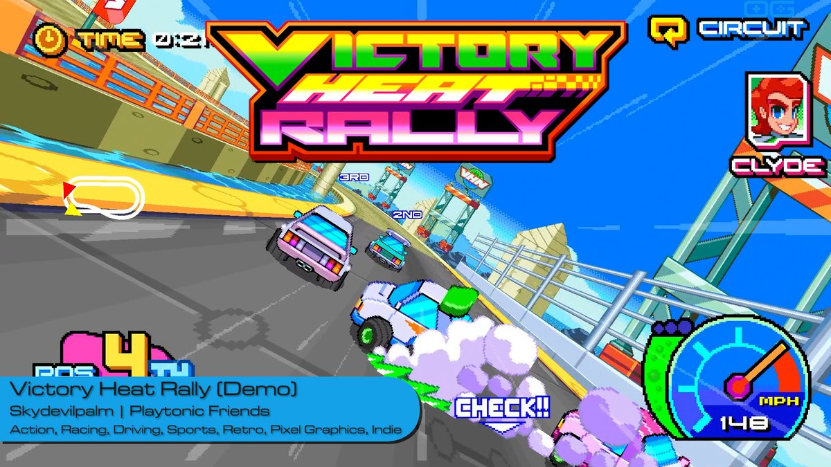 OverageGmngCom's tweet photo. OG plays Victory Heat Rally (Demo)!
https://t.co/ghVyZywIL7
Like & Sub!
@skydevilpalm
@PTonicFriends
#VictoryHeatRally #racing #drifting #indieracers #pixelart #IndieGameTrends #IndieWatch #IndieDev #GameDev #IndieGameDev #IndieGame #IndieGames #Gameplay #letsplay #gaming https://t.co/Wvvj8sm9B9