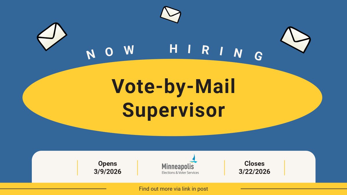 Minneapolis Elections & Voter Services tweet media