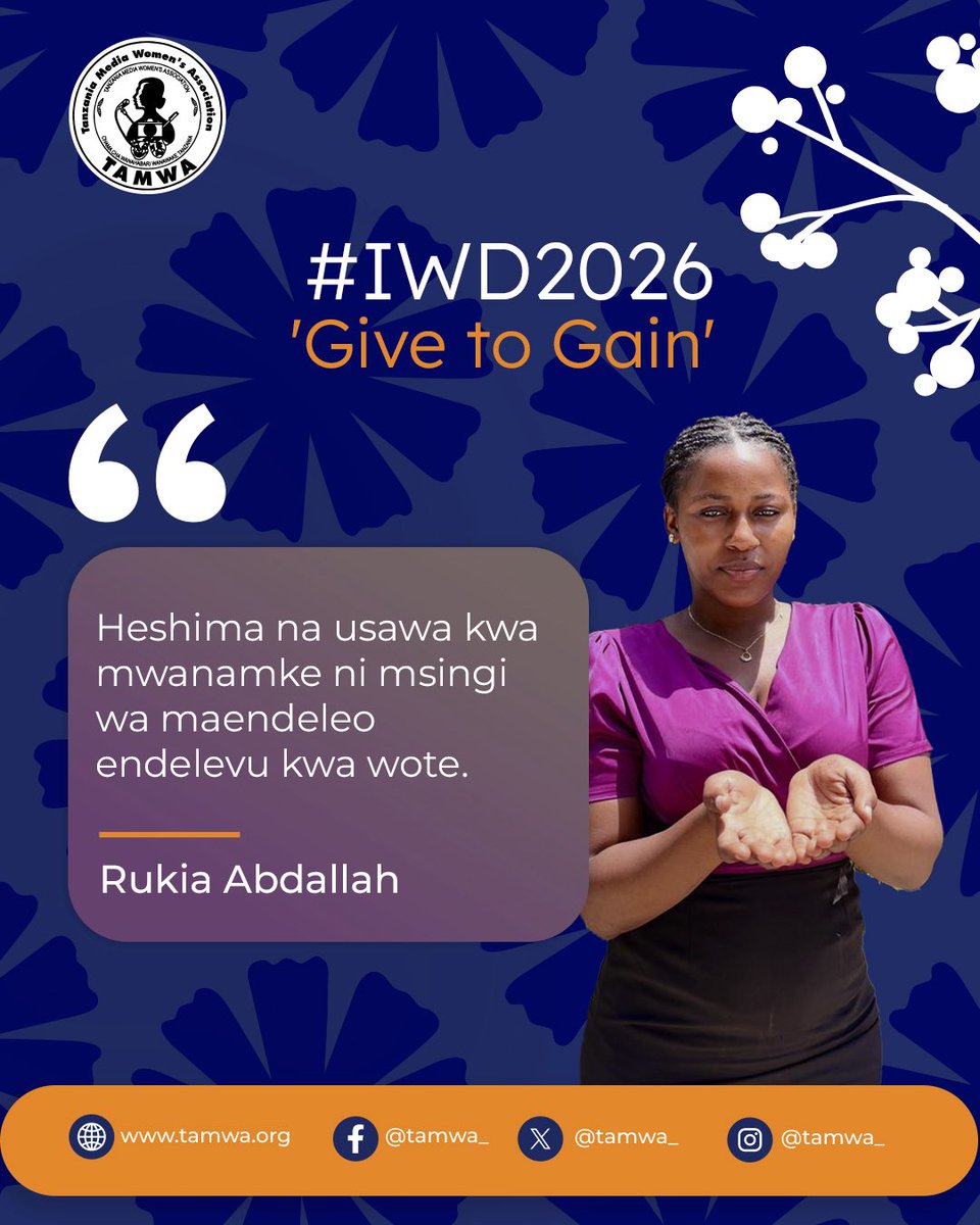 Tanzania Media Women tweet media