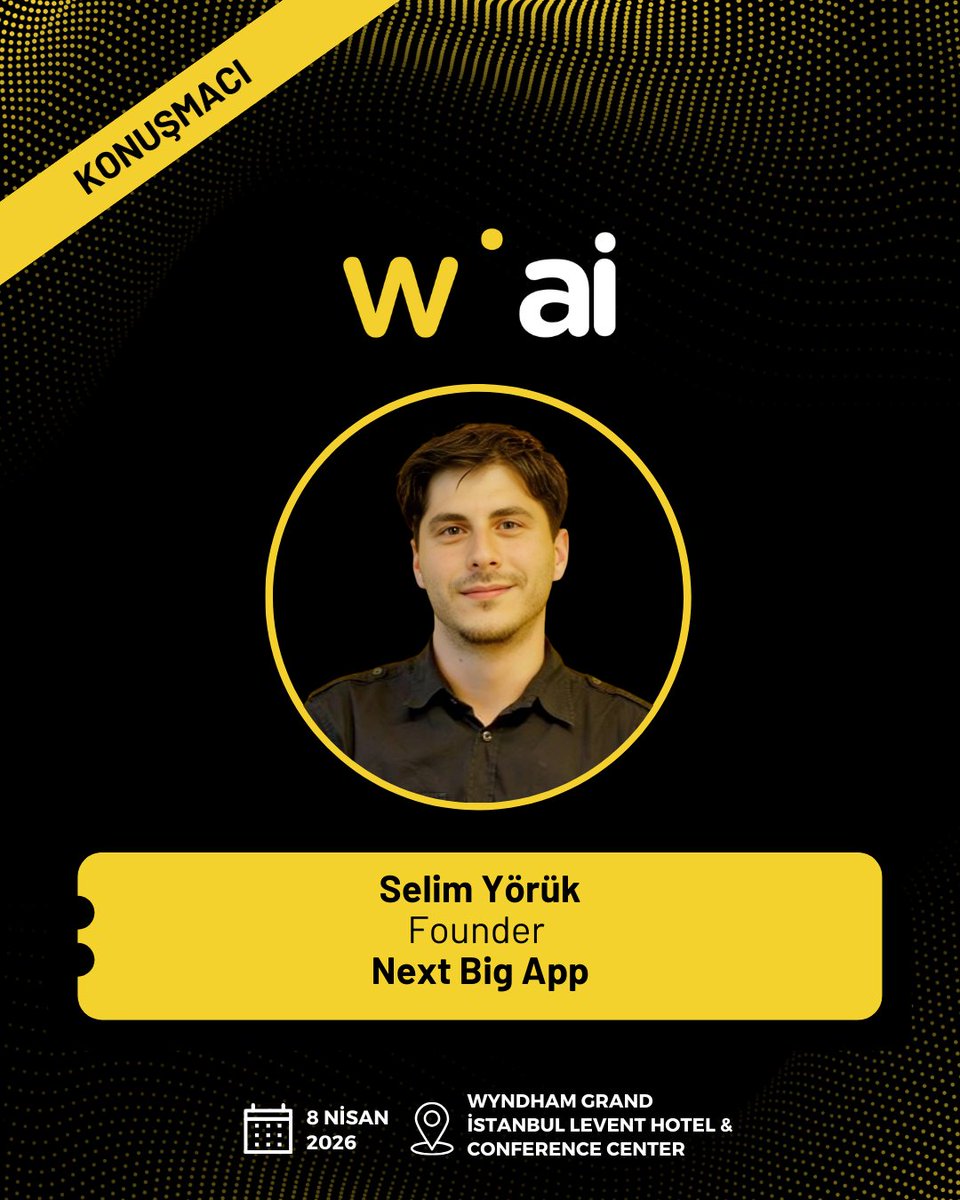 webrazzi's tweet photo. Webrazzi AI 2026 sahnesinde Next Big App (@nextbigapp) Founder’ı Selim Yörük’ü (@anafikir) dinleyeceğiz.

Madduck şirketinde yönetici ortak olarak görev yapmış ve şirketin 50'den fazla mobil uygulamasının, başta Amerika, Japonya, İngiltere, Almanya ve Kanada gibi 20'den fazla büyük pazarda Apple App Store'da ilk 10'da yer alması odağıyla ürün geliştirme ve pazarlama süreçlerini yönetmiştir. Amazon'da çeşitli kategorilerde çok satanlar listesine giren iki kitabın yazarıdır.

⚡️ Webrazzi AI 2026'da görüşmek üzere.

https://t.co/k4V7A43tKn

#webrazziai