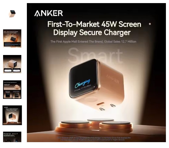 shopping_soma's tweet image. Anker Nano 45W Smart Charger: Foldable USB-C Fast Charging Head
Buy - s.click.aliexpress.com/e/_c3VwNLIR

#AnkerNano
#FastCharging
#TechAccessories
#USBCTech
#GadgetEssentials