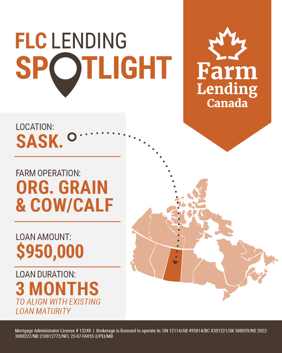 FarmLendingCAN's tweet photo. A retiring farm family wanted their land to stay in agriculture. A neighbouring second-generation farm stepped forward to expand their organic grain &amp; cow/calf operation.

FLC helped finance the purchase — supporting retirement and the next generation.
#AgFinance #Saskatchewan https://t.co/3KQzavaBsN