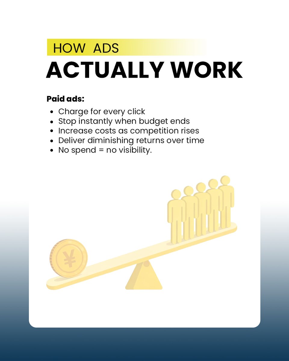 Globalwork_01's tweet photo. SEO Misconception #19:"SEO is too expensive compared to paid ads."
Ads rent attention. SEO owns it.
SEO isn't expensive. It's patient acquisition insurance. 
📧 DM for a free audit 🌐 https://t.co/2VBc3hDK46
#SEO #HealthcareSEO #SEOvsAds #PatientAcquisition #ClinicMarketing https://t.co/uYBfiqMJAK