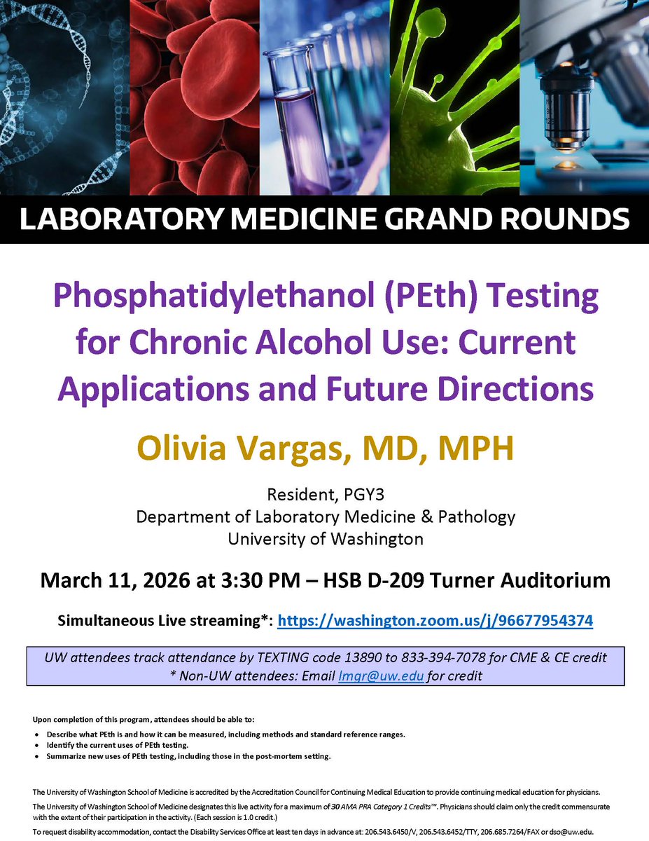 UW Dept. of Laboratory Medicine and Pathology 🔬 tweet media