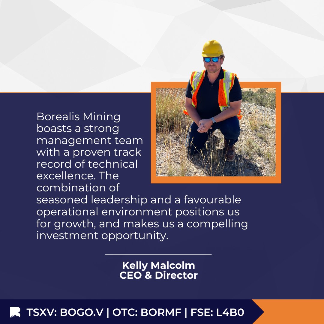 Borealis Mining ($BOGO.V | $BORMF | $L4B0) tweet media