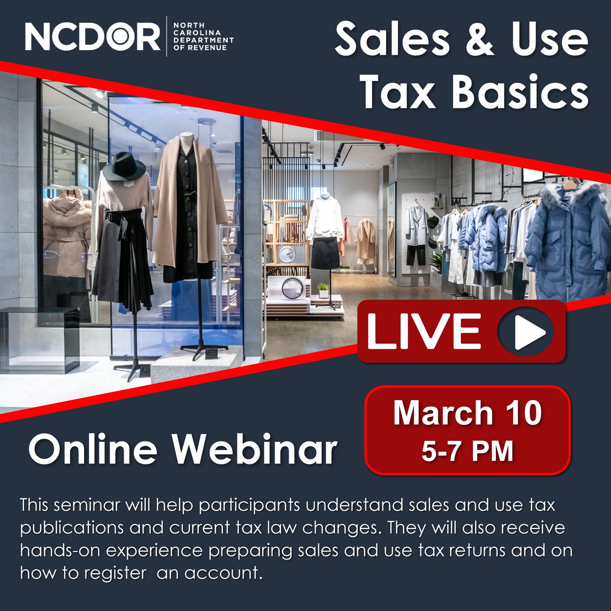 N.C. Dept of Revenue tweet media