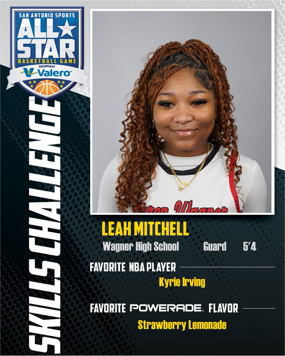 SA_Sports's tweet photo. Tune in tonight on @KsatSportsNow. Congratulations on being chosen for the Skills Challenge for the San Antonio Sports All-Star Basketball Game presented by @valeroenergy! 🏀

#SASAllStarGame @Laila_Allen_13 @NoelisaEspinoza @Jordans2tuff @leahmitchell08 https://t.co/KSciKytzoR